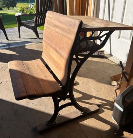 Antique School Desk