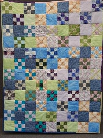 Comforter - Blues and Green 60 x 80