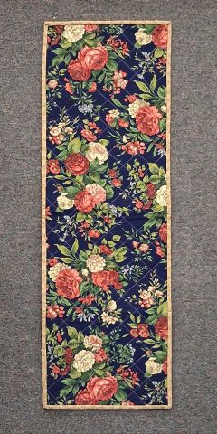Table Runner - Floral on Navy 18 x 41