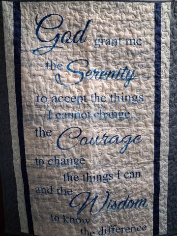 Wall Hanging - Serenity Prayer 35 x 42