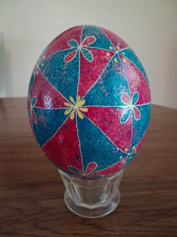 Pysanky ostrich egg 2026