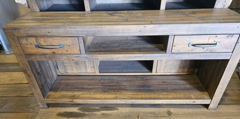 Walnut credenza