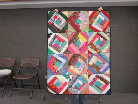 Quilt – Lap Robe, multicolor, machine quilted