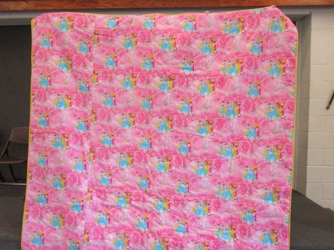 Comforter - Disney Princesses 54” x 84” Pink/Aqua preprint