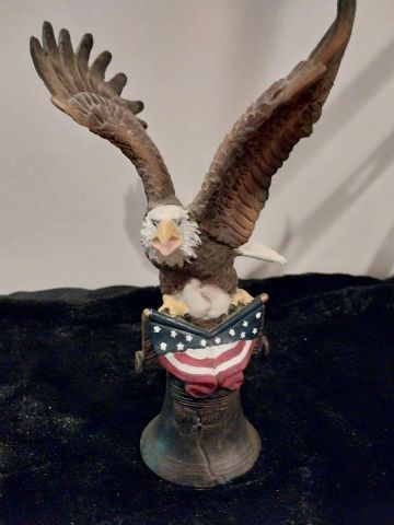 Eagle No. 2 with flag